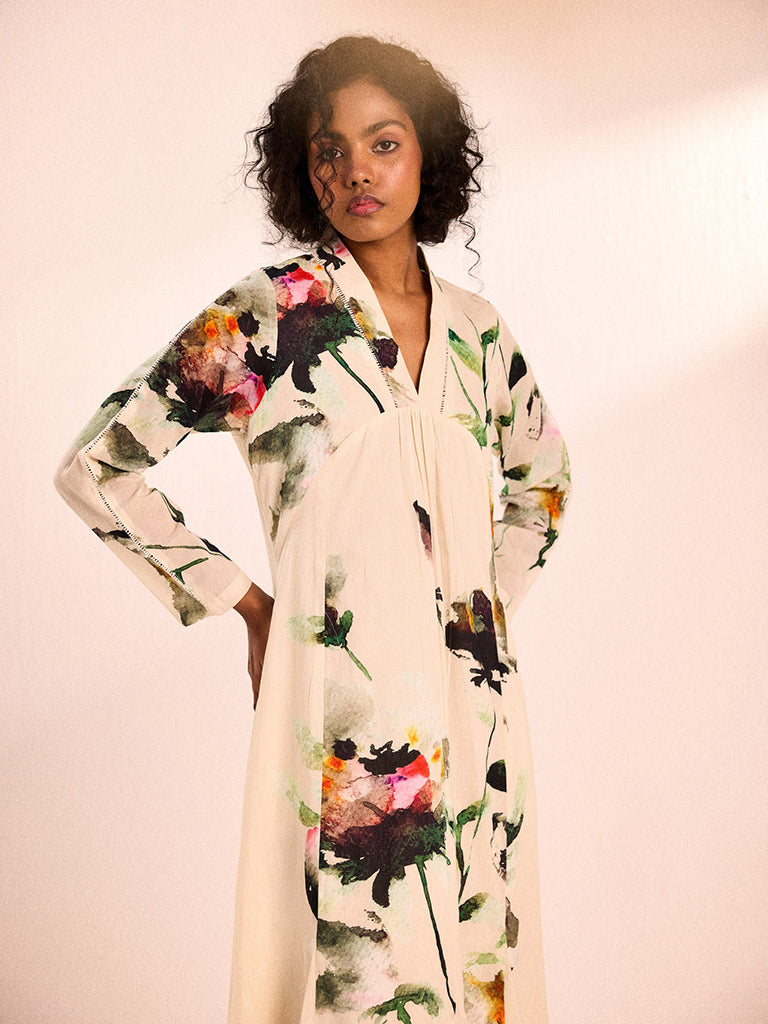 Snow Blossom Dress DRESSES KHARA KAPAS