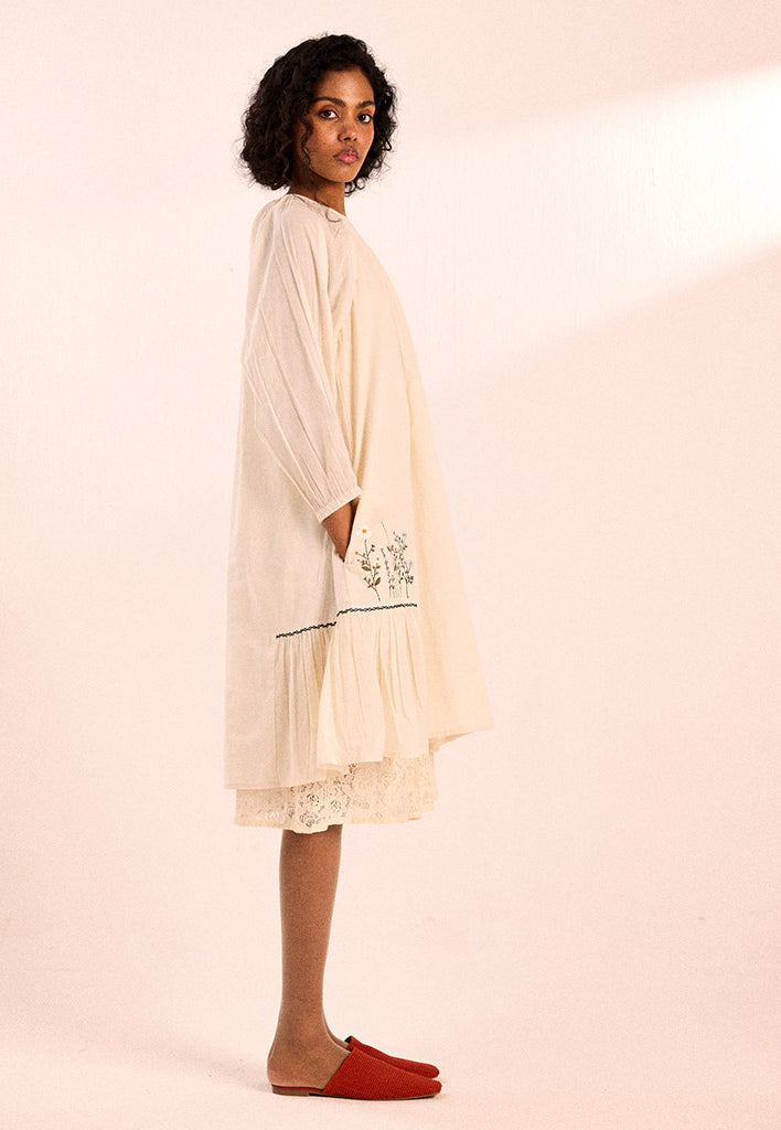 Peony Dress & Lace Slip DRESSES KHARA KAPAS