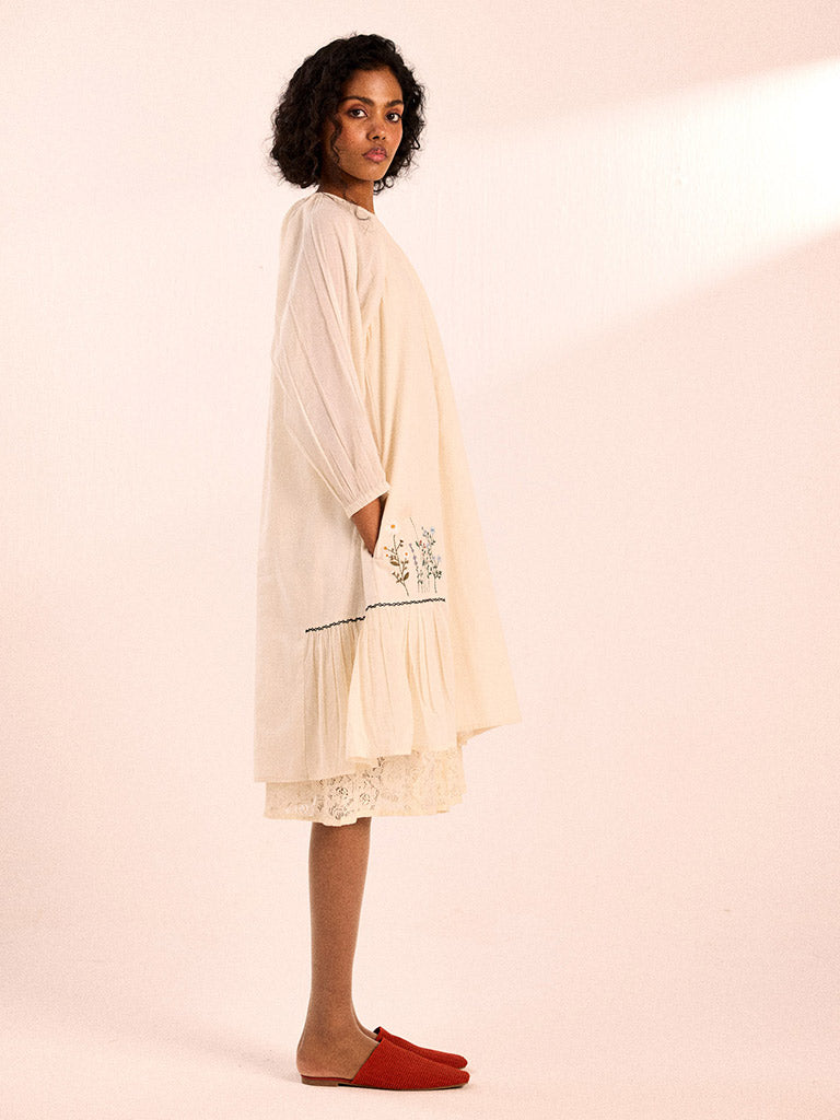 Peony Dress & Lace Slip DRESSES KHARA KAPAS