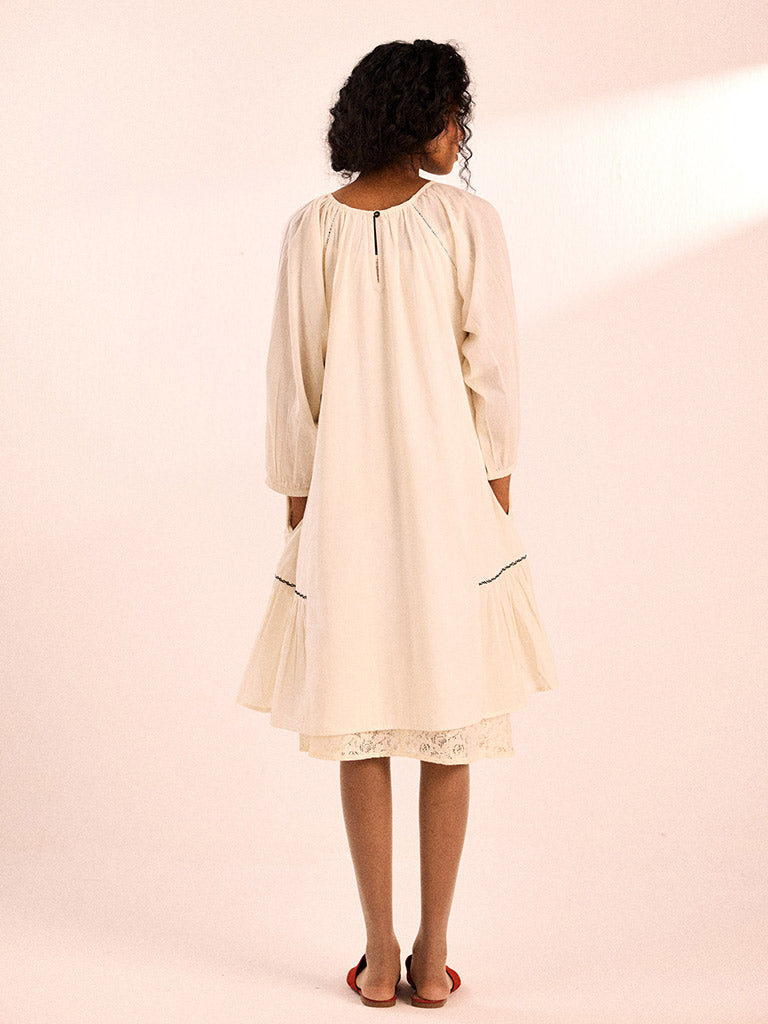 Peony Dress & Lace Slip DRESSES KHARA KAPAS