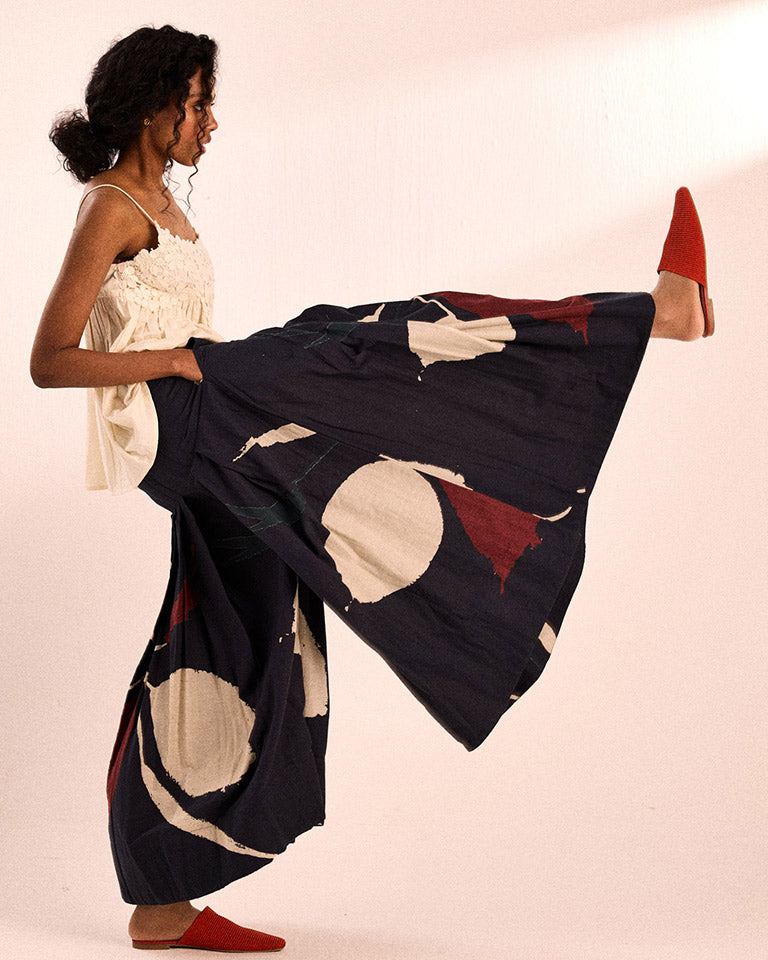 Aba Pleated Pants BOTTOMS KHARA KAPAS