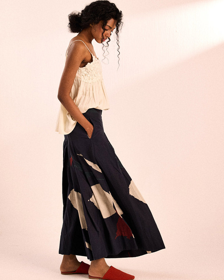 Aba Pleated Pants BOTTOMS KHARA KAPAS