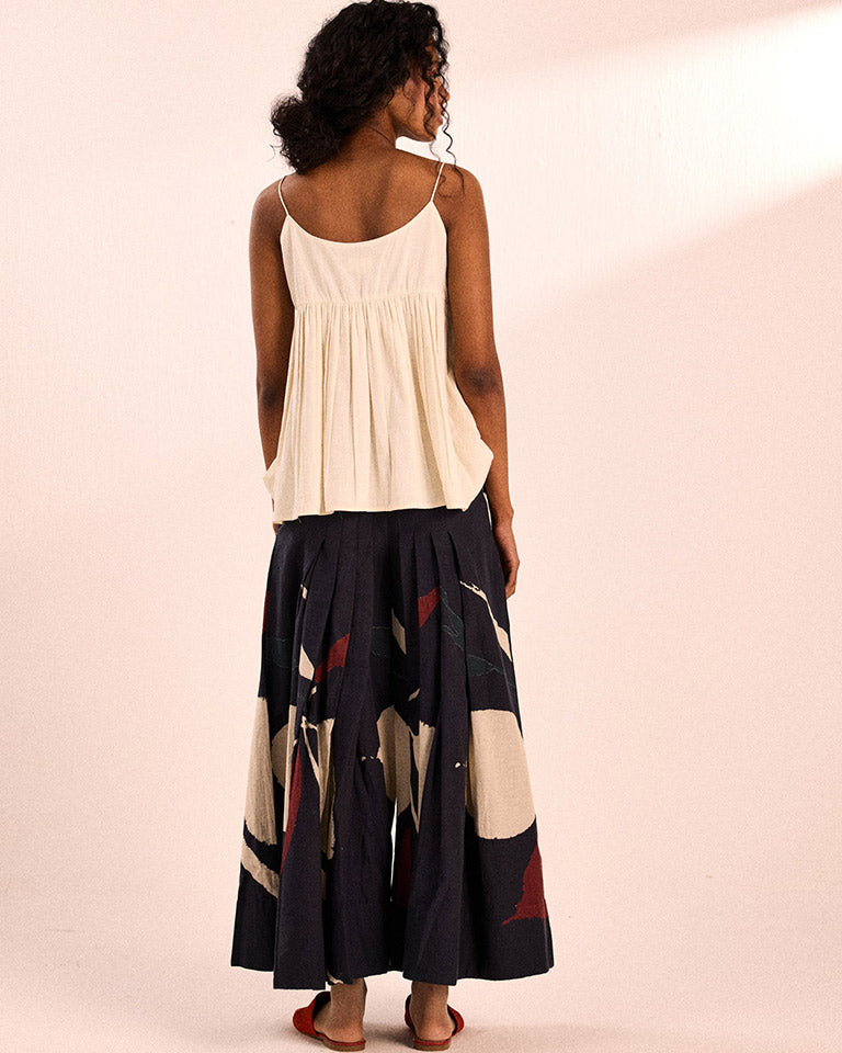 Aba Pleated Pants BOTTOMS KHARA KAPAS