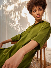 Load image into Gallery viewer, Spring Shirt Dress DRESSES KHARA KAPAS   
