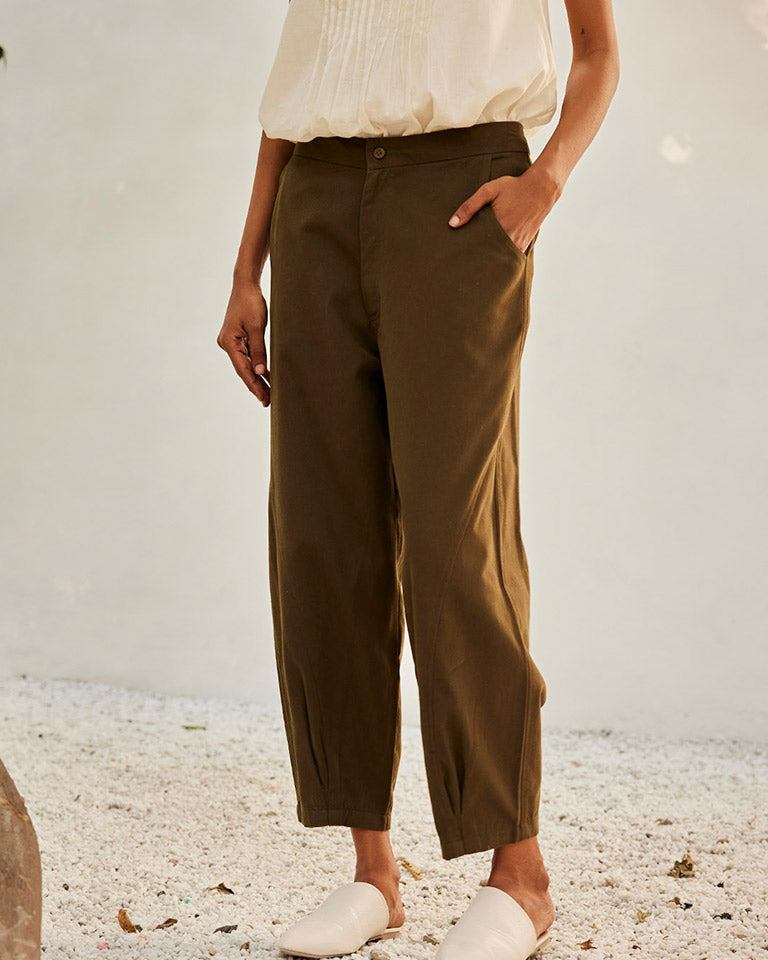 Olive Dreams Pant BOTTOMS KHARA KAPAS