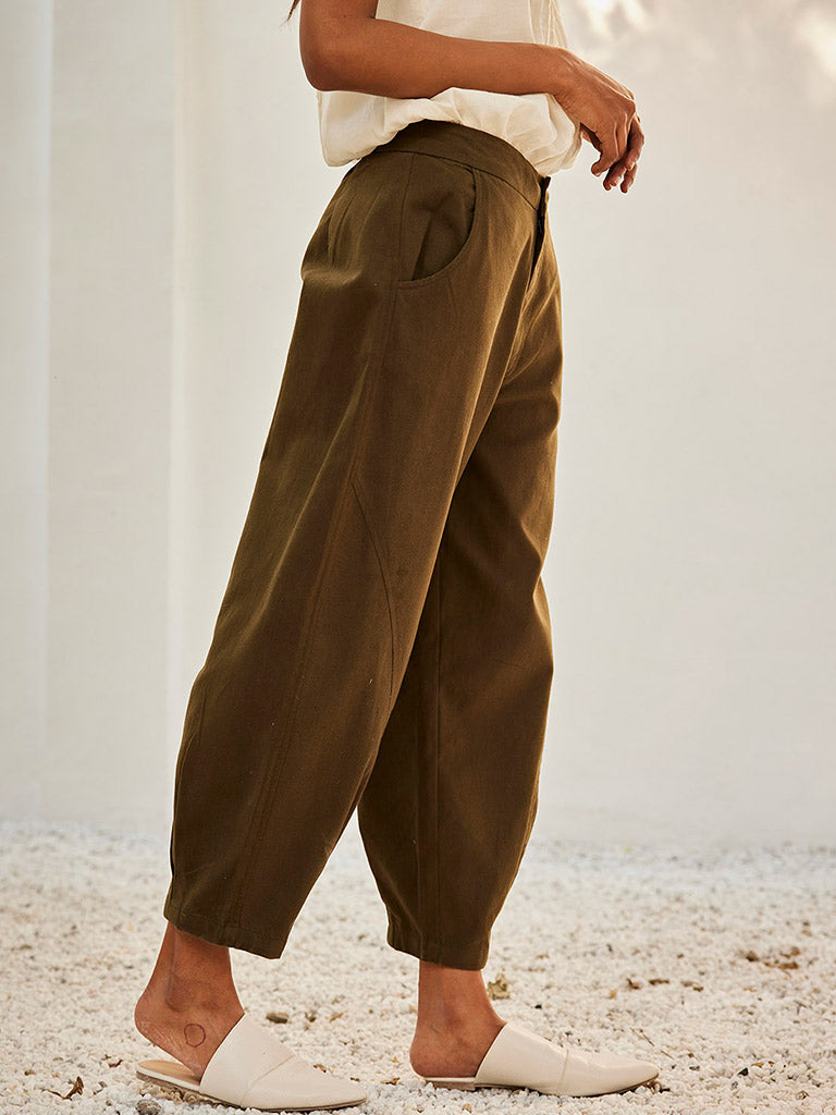 Olive Dreams Pant BOTTOMS KHARA KAPAS