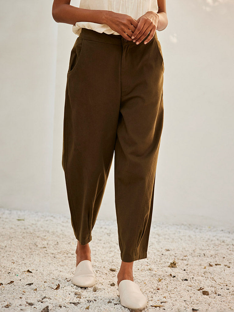 Olive Dreams Pant BOTTOMS KHARA KAPAS
