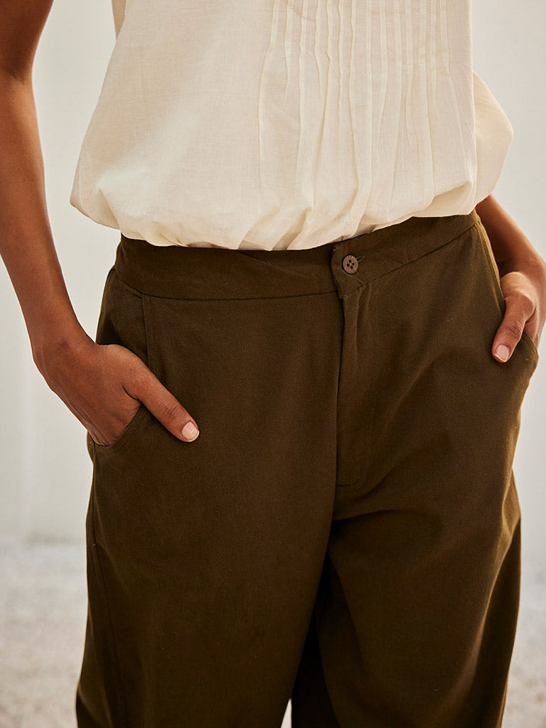 Olive Dreams Pant BOTTOMS KHARA KAPAS