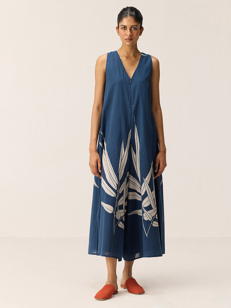 Blue Fern Jumpsuit JUMPSUITS KHARA KAPAS