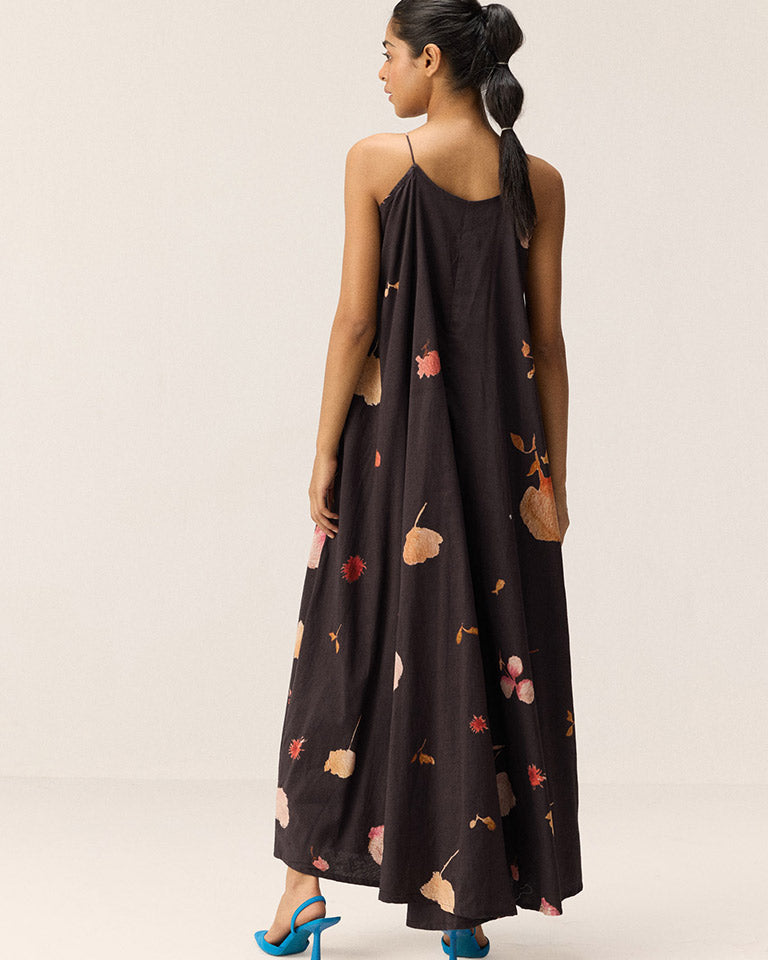 Black Tropicana Maxi Dress DRESSES KHARA KAPAS
