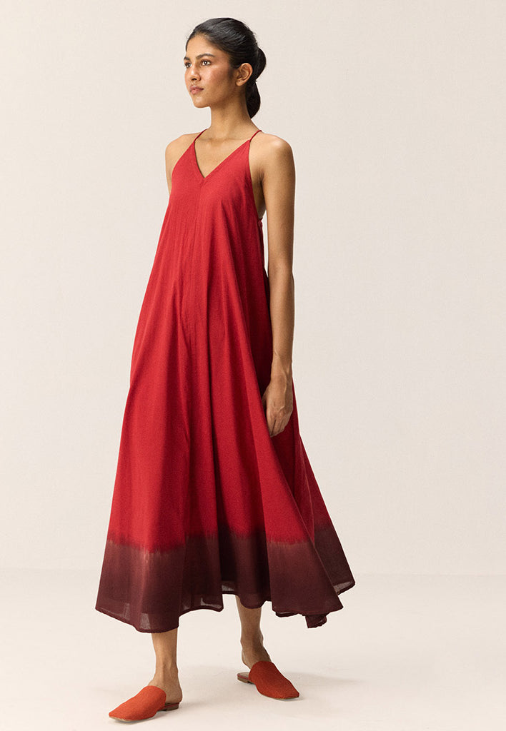 Rosewood Ombre Maxi Dress DRESSES KHARA KAPAS