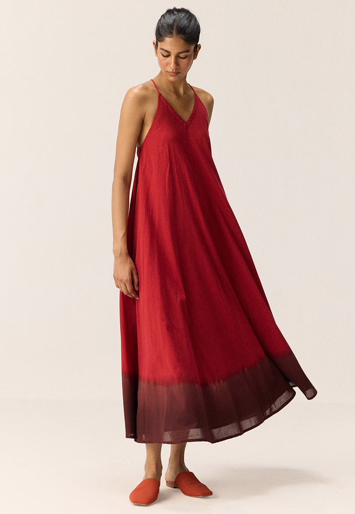 Rosewood Ombre Maxi Dress DRESSES KHARA KAPAS