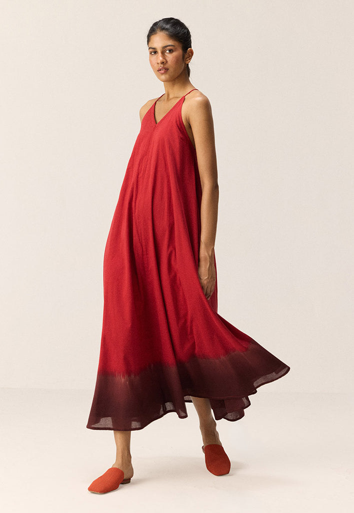 Rosewood Ombre Maxi Dress DRESSES KHARA KAPAS