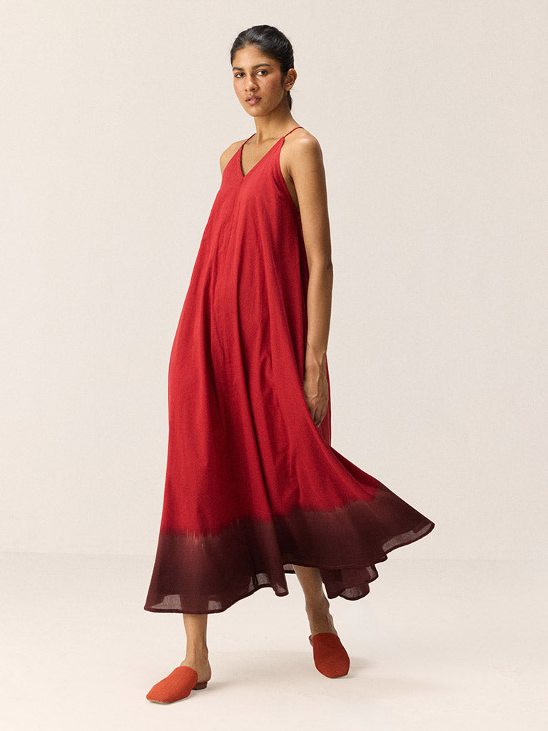 Rosewood Ombre Maxi Dress DRESSES KHARA KAPAS
