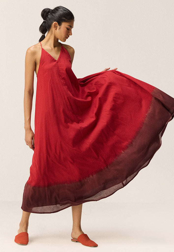 Rosewood Ombre Maxi Dress DRESSES KHARA KAPAS