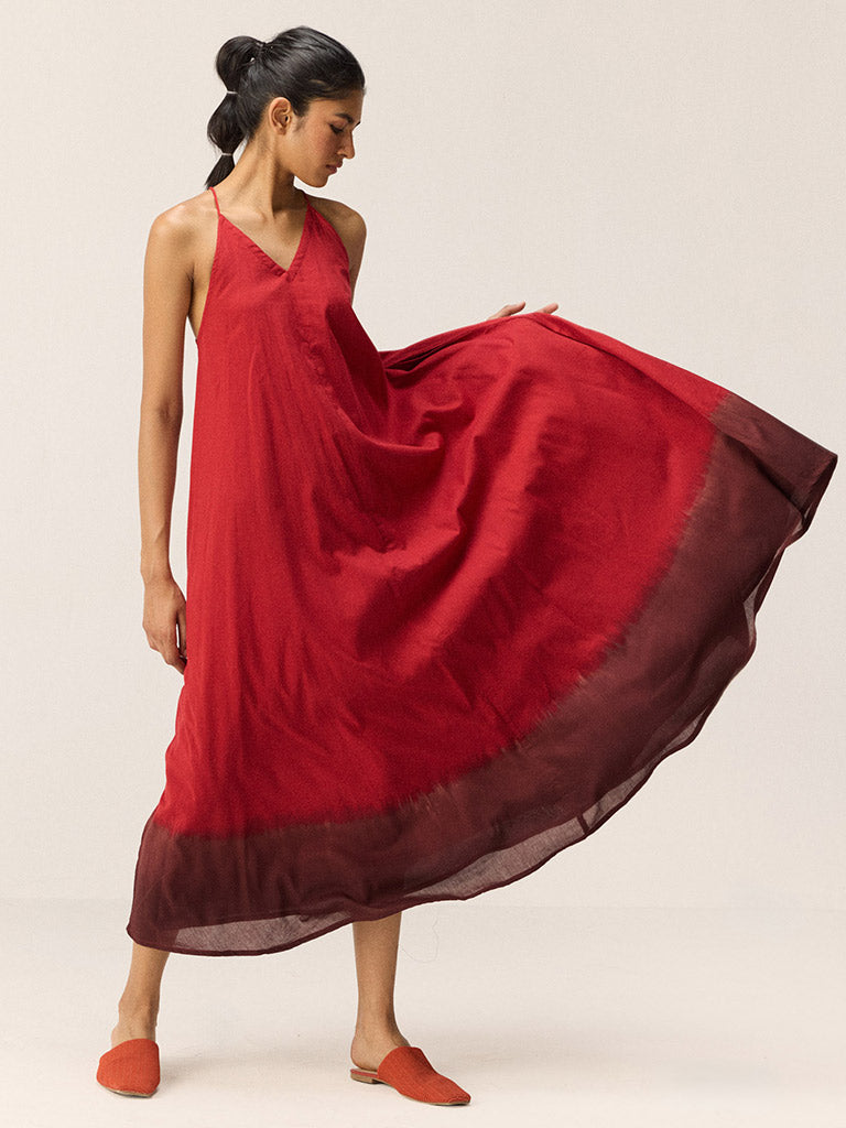 Rosewood Ombre Maxi Dress DRESSES KHARA KAPAS