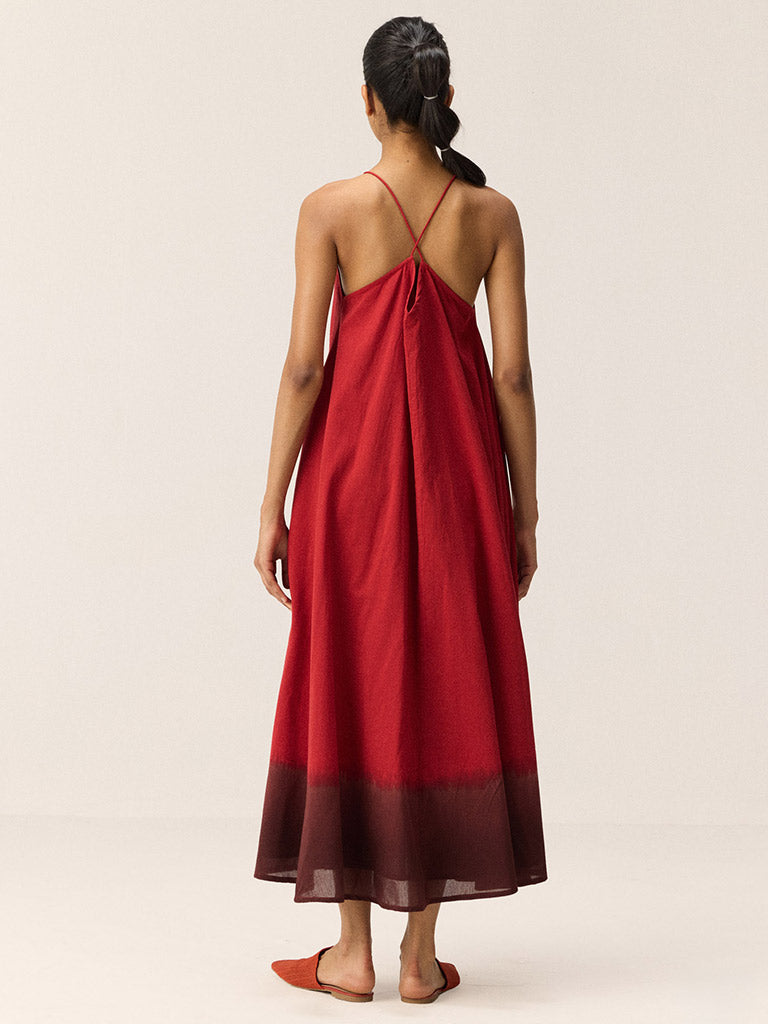 Rosewood Ombre Maxi Dress DRESSES KHARA KAPAS