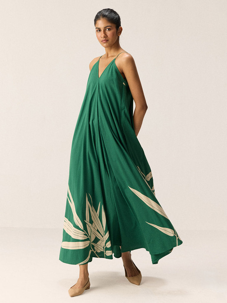 Tender Fern Maxi Dress DRESSES KHARA KAPAS