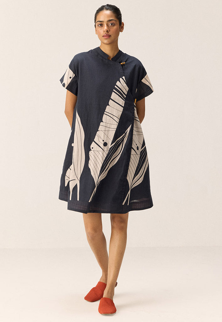 Phantom Leaves Dress DRESSES KHARA KAPAS