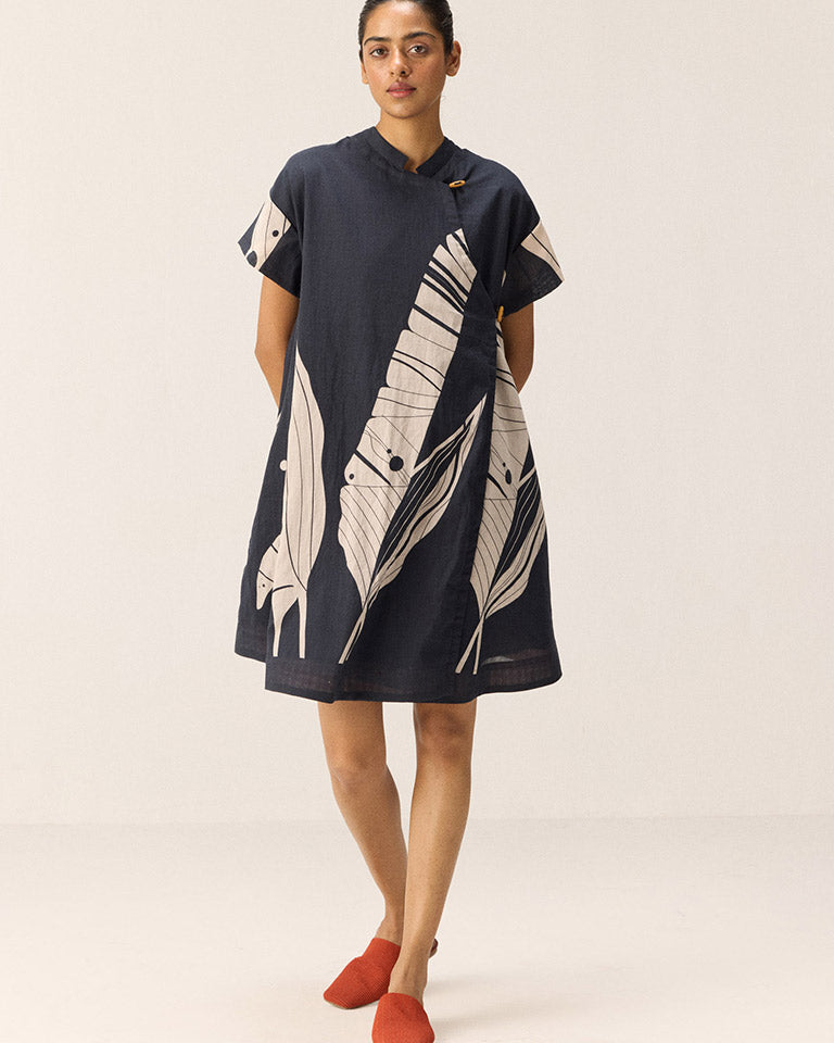 Phantom Leaves Dress DRESSES KHARA KAPAS