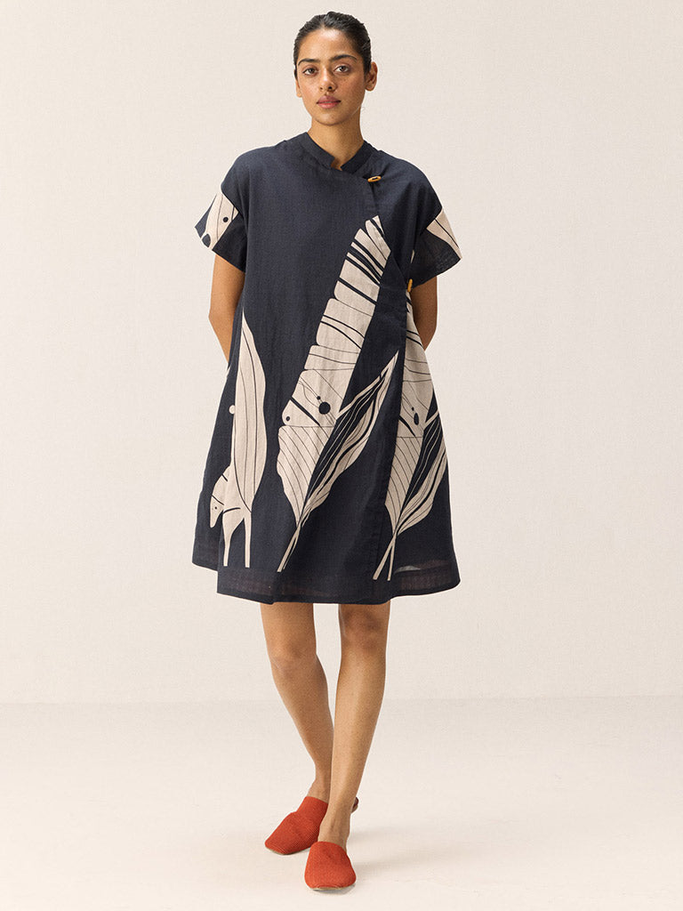 Phantom Leaves Dress DRESSES KHARA KAPAS