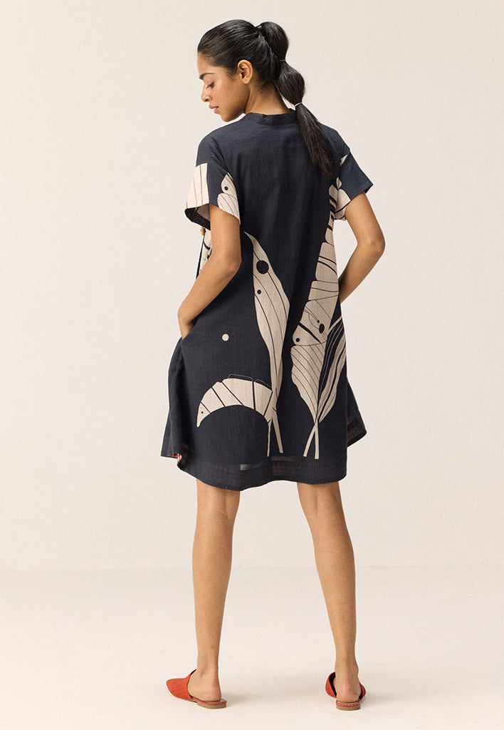 Phantom Leaves Dress DRESSES KHARA KAPAS