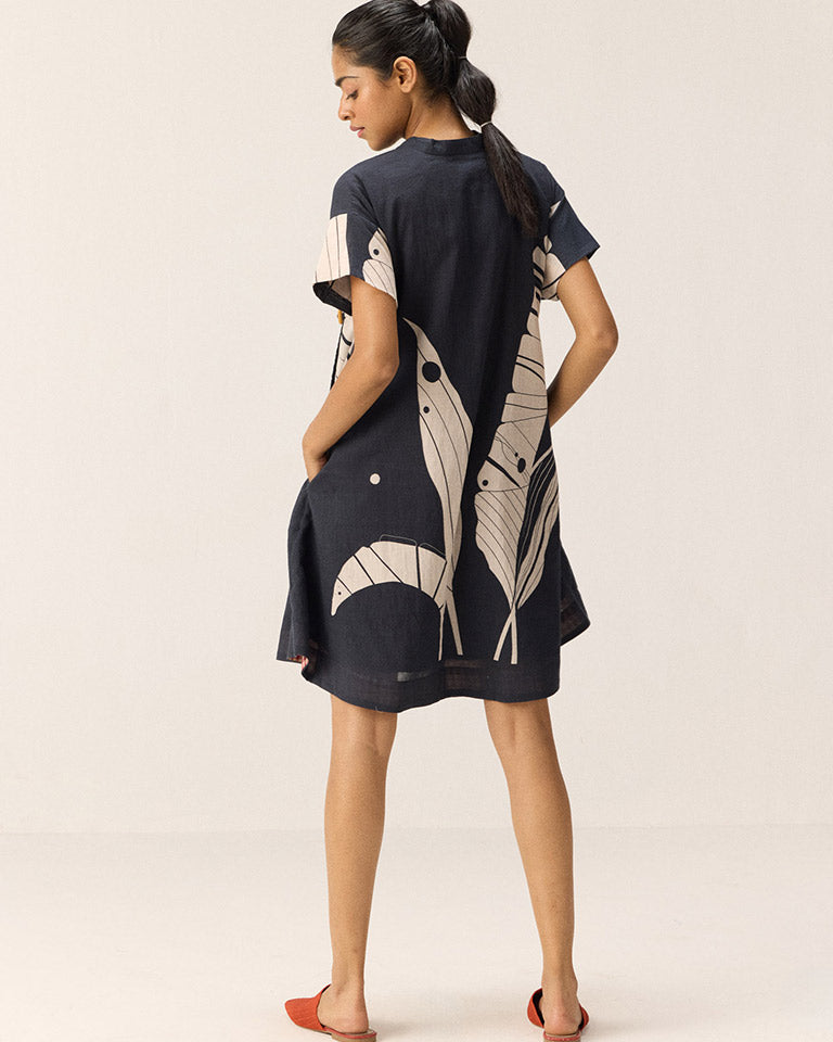 Phantom Leaves Dress DRESSES KHARA KAPAS