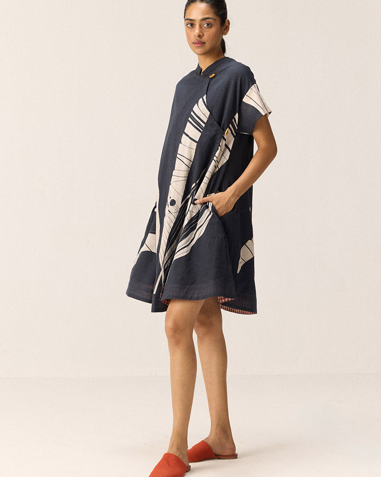 Phantom Leaves Dress DRESSES KHARA KAPAS