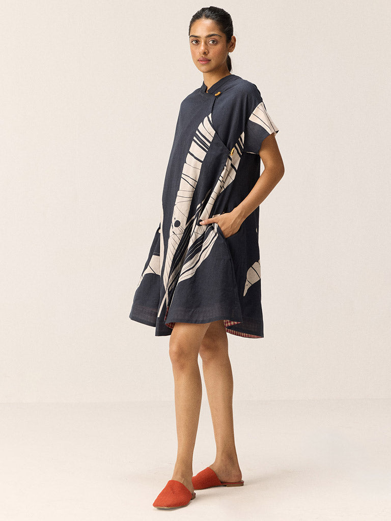 Phantom Leaves Dress DRESSES KHARA KAPAS