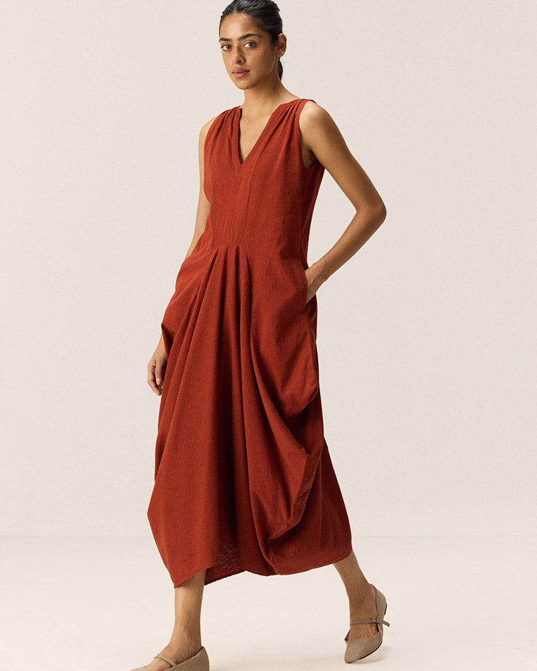 Brick Muse Dress DRESSES KHARA KAPAS