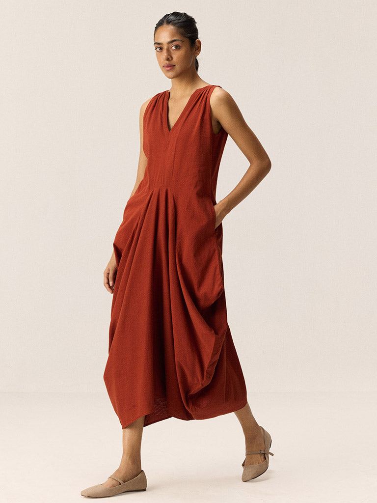 Brick Muse Dress DRESSES KHARA KAPAS