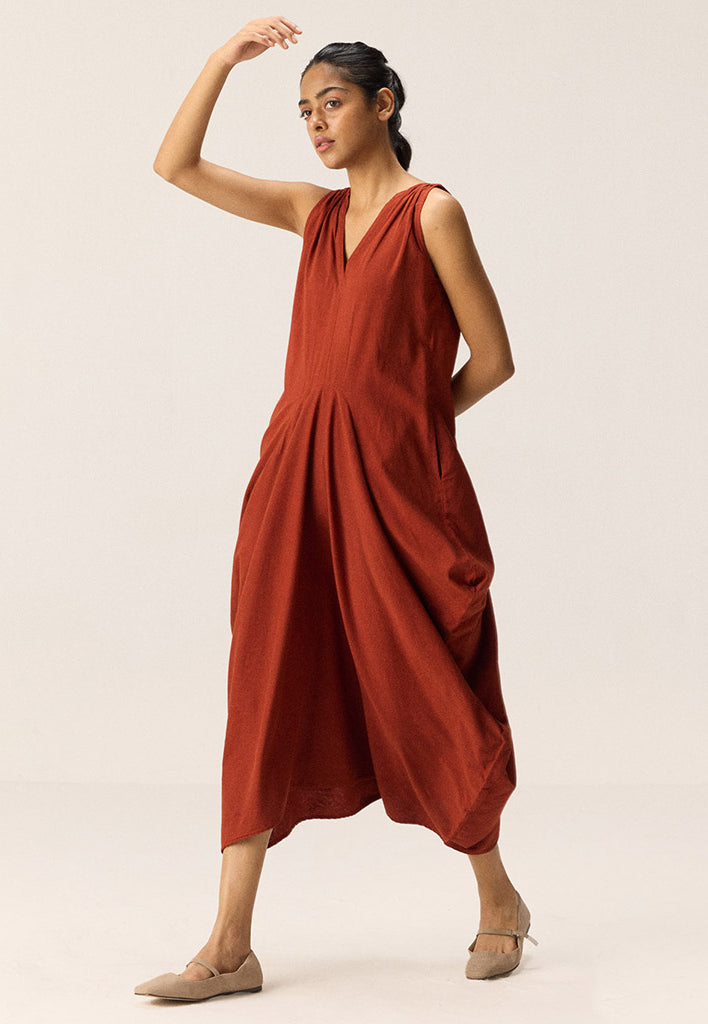 Brick Muse Dress DRESSES KHARA KAPAS