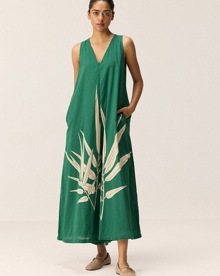 Clover Mul Cotton Jumpsuit JUMPSUITS KHARA KAPAS