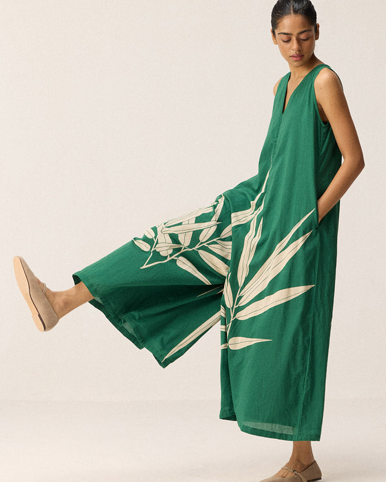 Clover Mul Cotton Jumpsuit JUMPSUITS KHARA KAPAS
