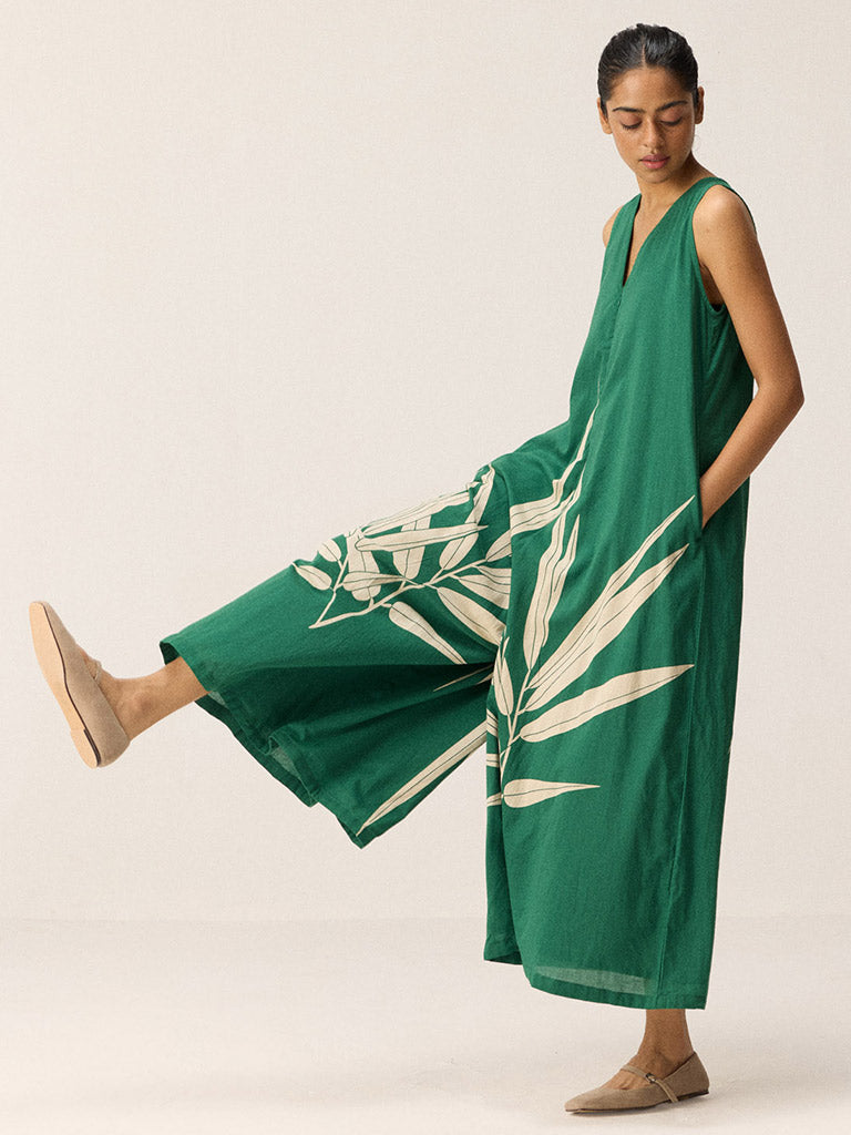 Clover Mul Cotton Jumpsuit JUMPSUITS KHARA KAPAS