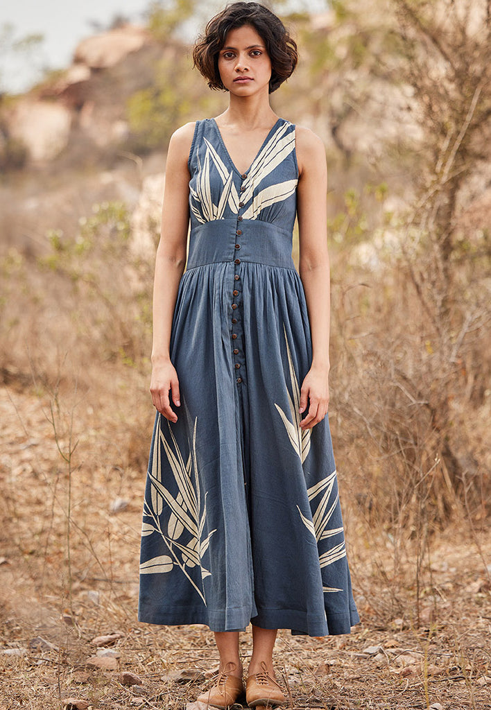 Dove Grey Dress DRESSES KHARA KAPAS