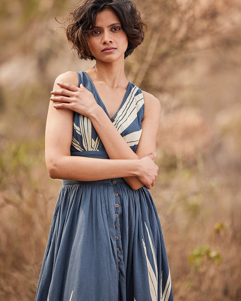 Dove Grey Dress DRESSES KHARA KAPAS