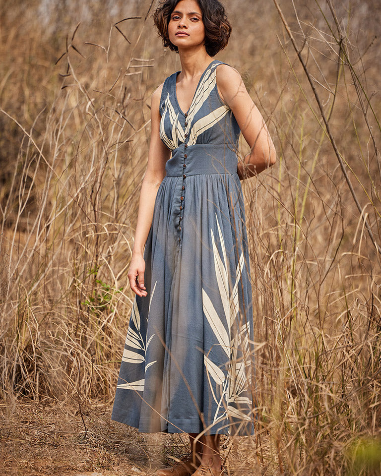 Dove Grey Dress DRESSES KHARA KAPAS