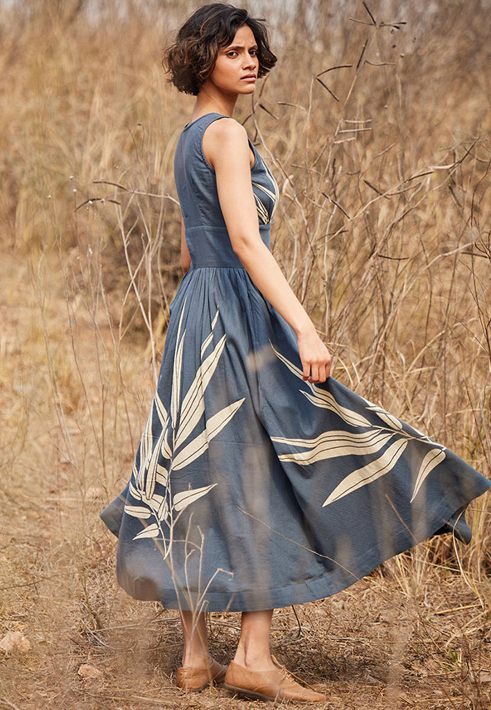 Dove Grey Dress DRESSES KHARA KAPAS