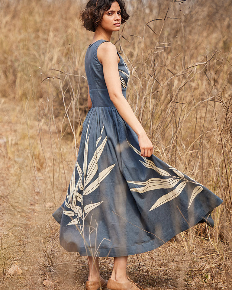 Dove Grey Dress DRESSES KHARA KAPAS