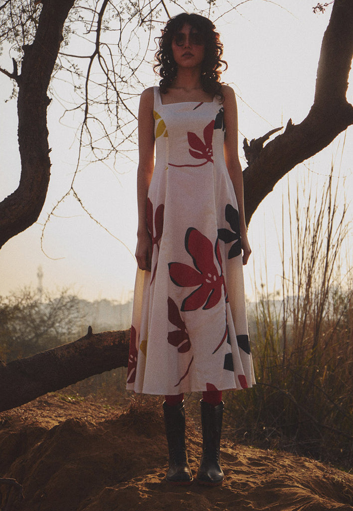 Floral Burst Dress DRESSES KHARA KAPAS