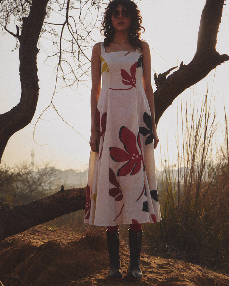 Floral Burst Dress DRESSES KHARA KAPAS