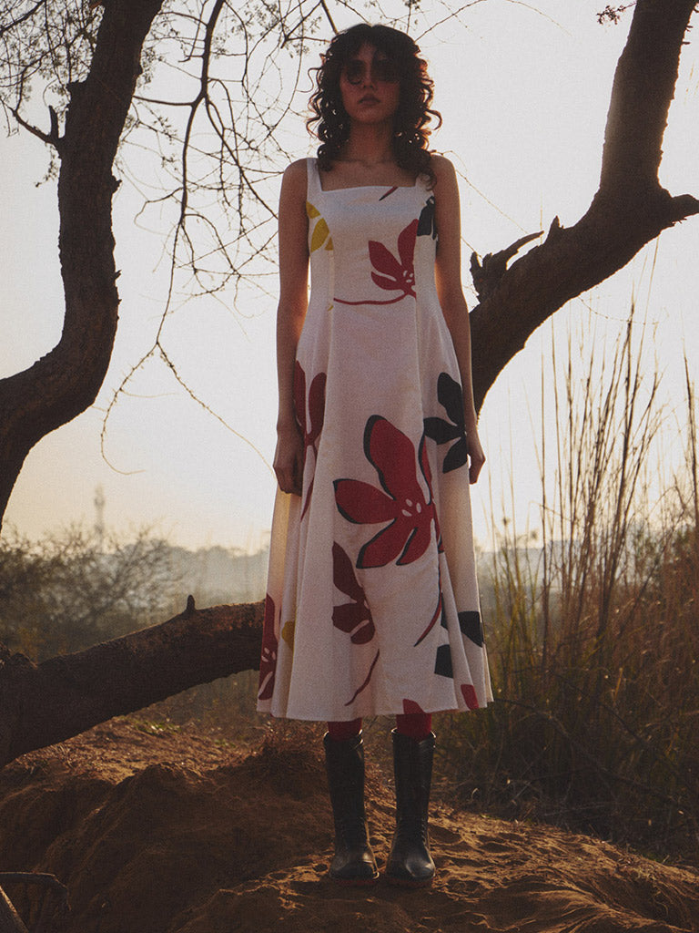 Floral Burst Dress DRESSES KHARA KAPAS