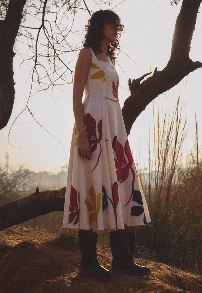 Floral Burst Dress DRESSES KHARA KAPAS