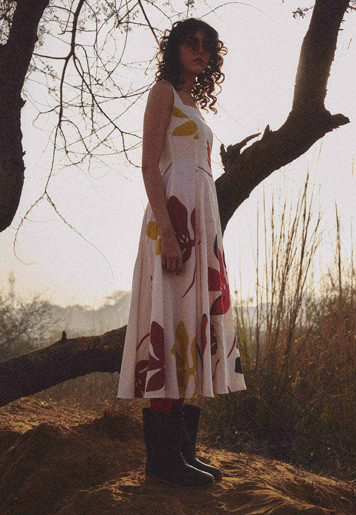 Floral Burst Dress DRESSES KHARA KAPAS