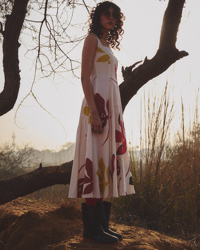Floral Burst Dress DRESSES KHARA KAPAS