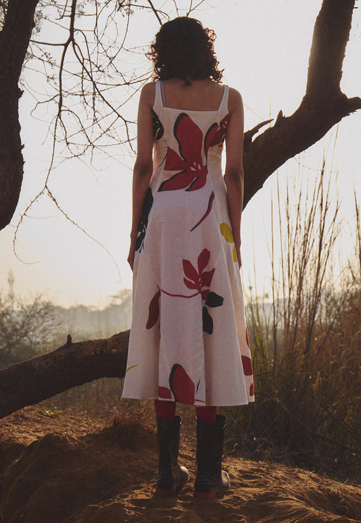 Floral Burst Dress DRESSES KHARA KAPAS