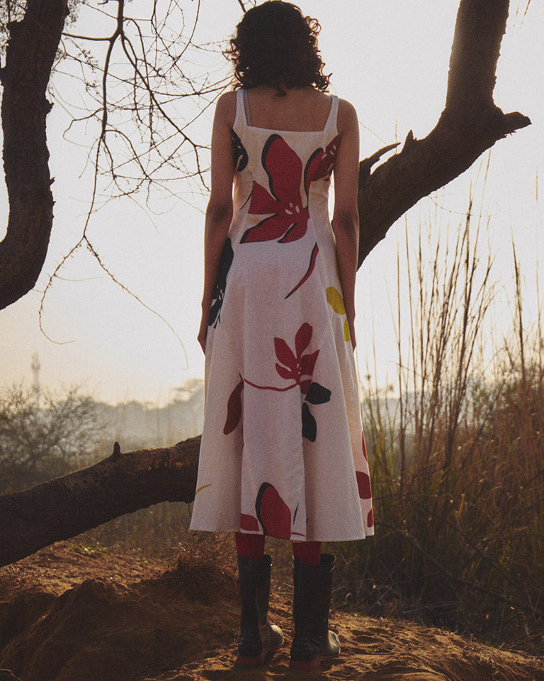 Floral Burst Dress DRESSES KHARA KAPAS