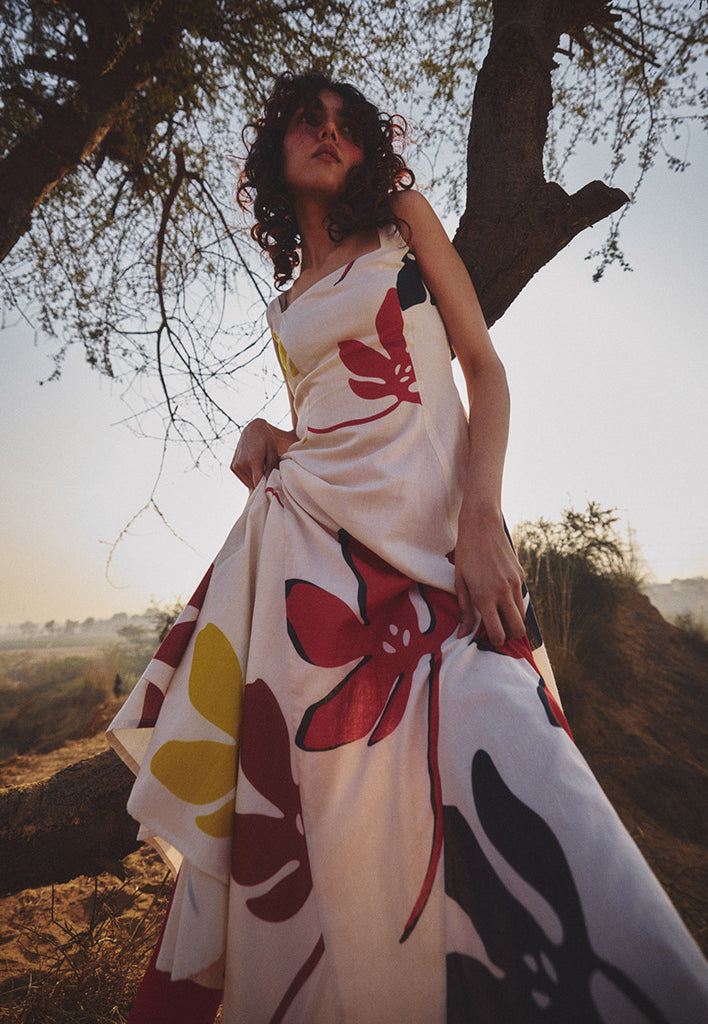 Floral Burst Dress DRESSES KHARA KAPAS