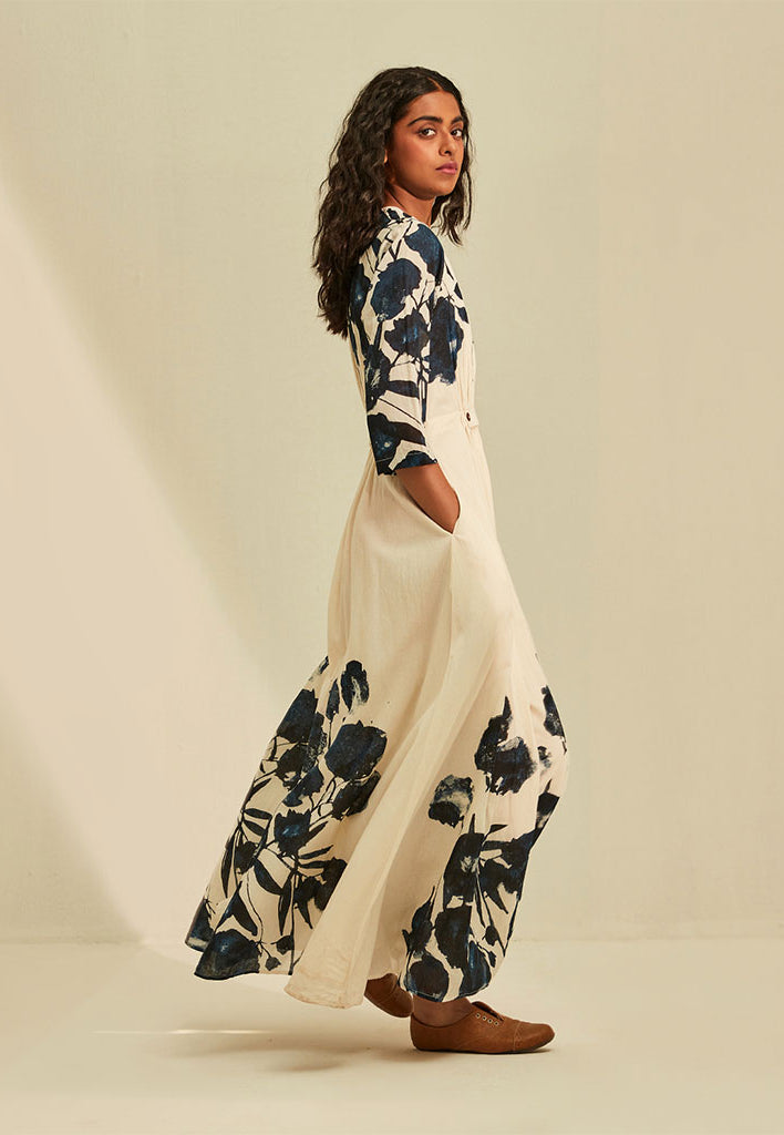 Blue Forest Dress DRESSES KHARA KAPAS